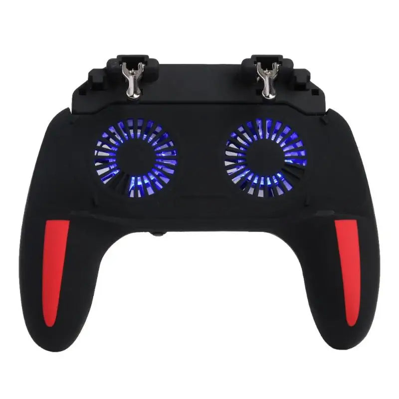 Pro Gaming Gamepad Dual Cooling Fan Enhanced Controls Ergonomic Grip For Cell Phone Bluetooth Devices