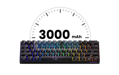 Akko MonsGeek FUN60 60% Mechanical Gaming Keyboard – Magnetic Switch, 8K ARGB