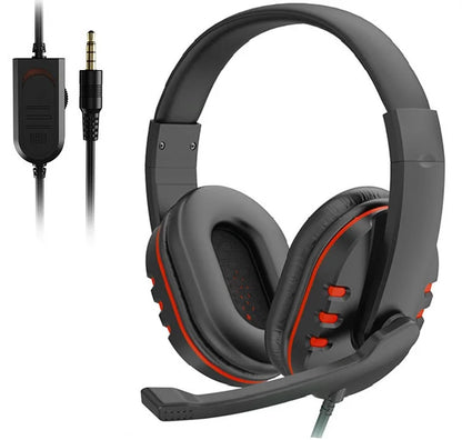 3.5mm Wired Gaming Headset – Earphones with Mic for PS4 & PC