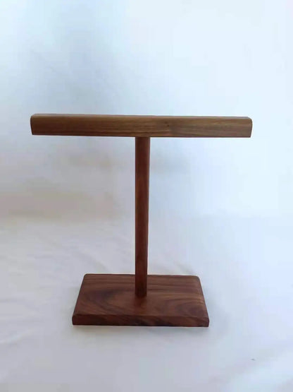 T-Shaped Wooden Headphone Stand – Desk & Home Organizer