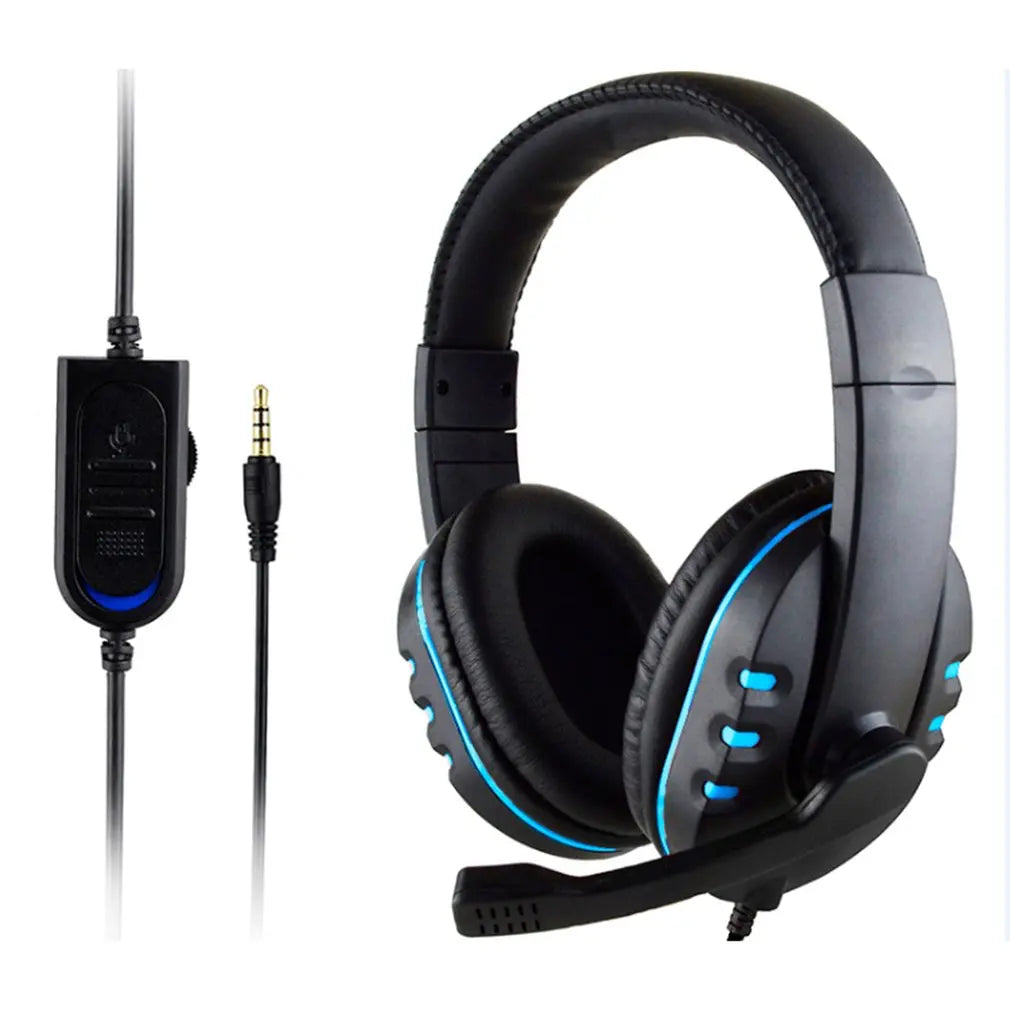3.5mm Wired Gaming Headset – Earphones with Mic for PS4 & PC
