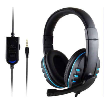 3.5mm Wired Gaming Headset – Earphones with Mic for PS4 & PC