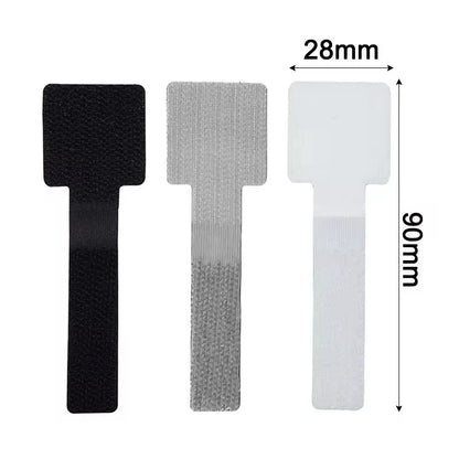 Reusable Self-Adhesive Cable Organizer Straps – Desk Wire & Cord Management