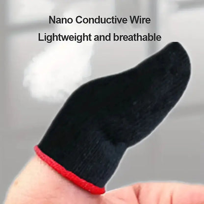 Mobile Game Fingertip Gloves For PUBG Gamer Sweatproof Anti-slip Touch Screen Finger Sleeve Breathable Gaming Finger Cover