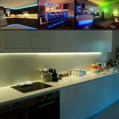 RGB USB LED Strip – App & 44-Key Remote, Perfect for Room & Gaming Decor
