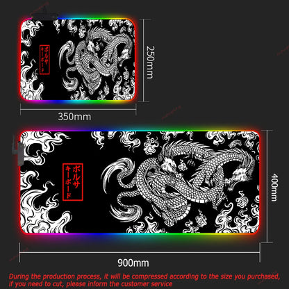 RGB DIY XXL Gaming Mouse Pad – Large Backlit Deskmat for PC