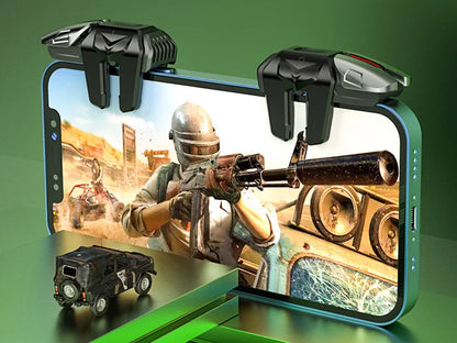 G21 Mobile Phone Game Trigger Gamepad Joystick 6-Finger Aim Shooting L1 R1 Key Button Game Fingertips For PUBG Game Controller