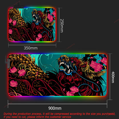 RGB DIY XXL Gaming Mouse Pad – Large Backlit Deskmat for PC