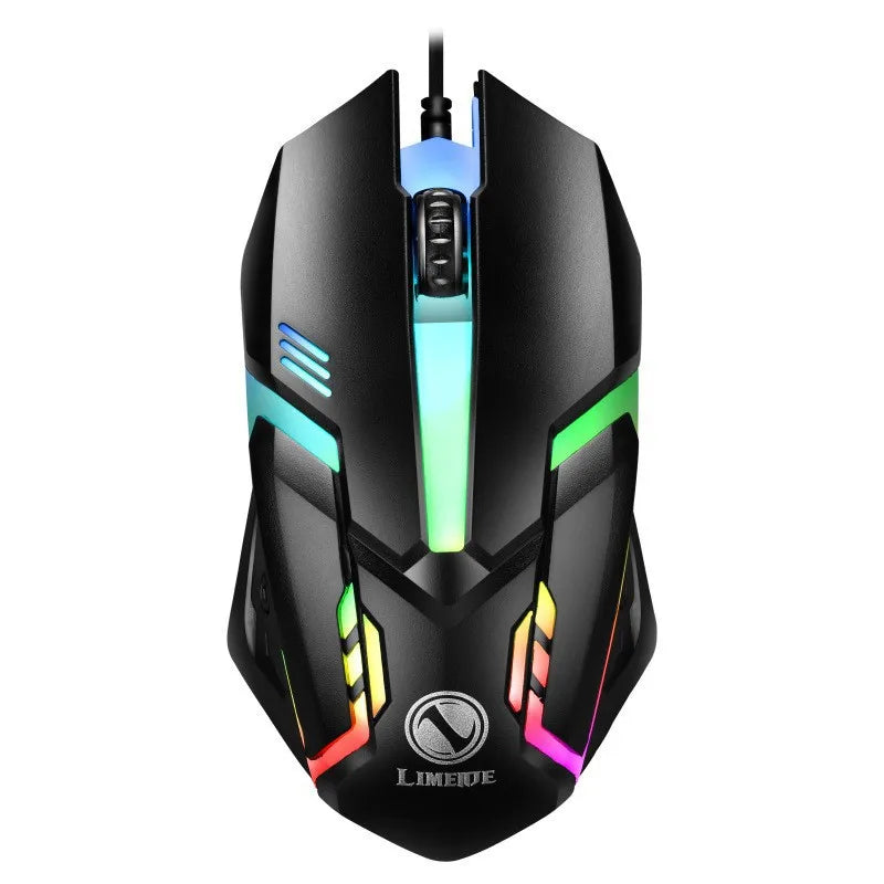 USB Wired RGB Gaming Keyboard – 104-Key Mechanical Feel, Windows PC