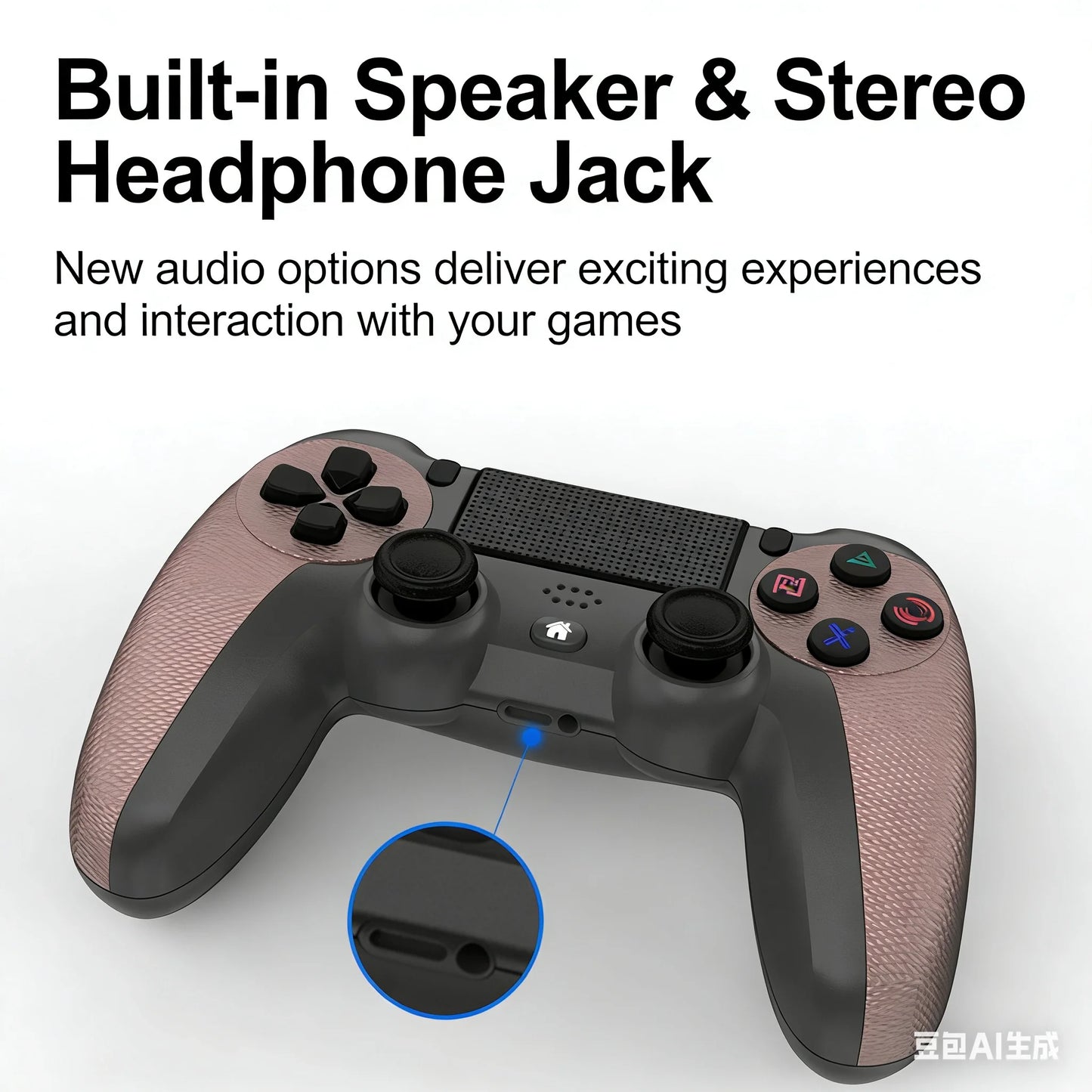 Wireless PS4 Controller V2 – LED Game Joystick for PlayStation 4