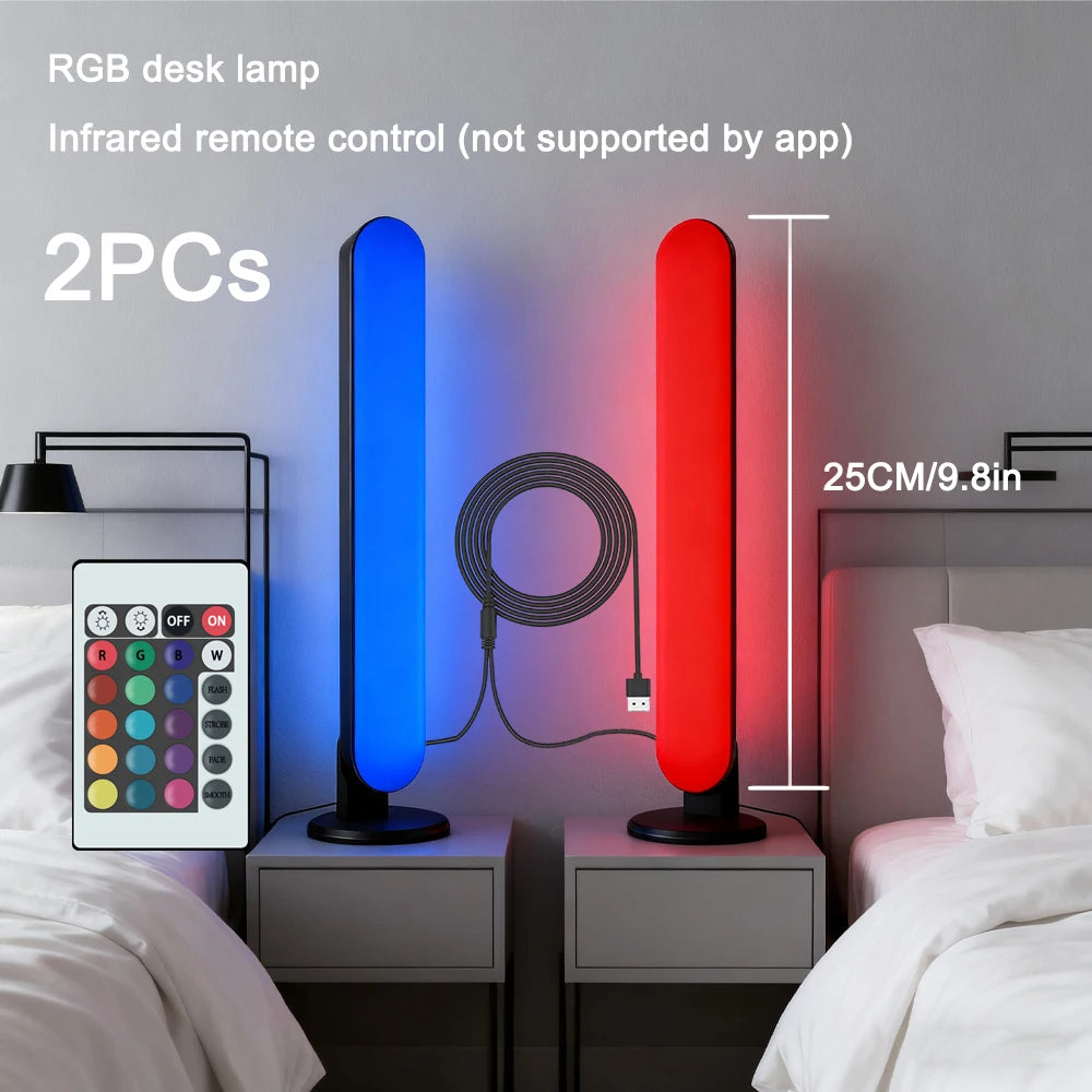 RGB USB LED Light Bar – Color-Changing TV Backlight with Music Sync