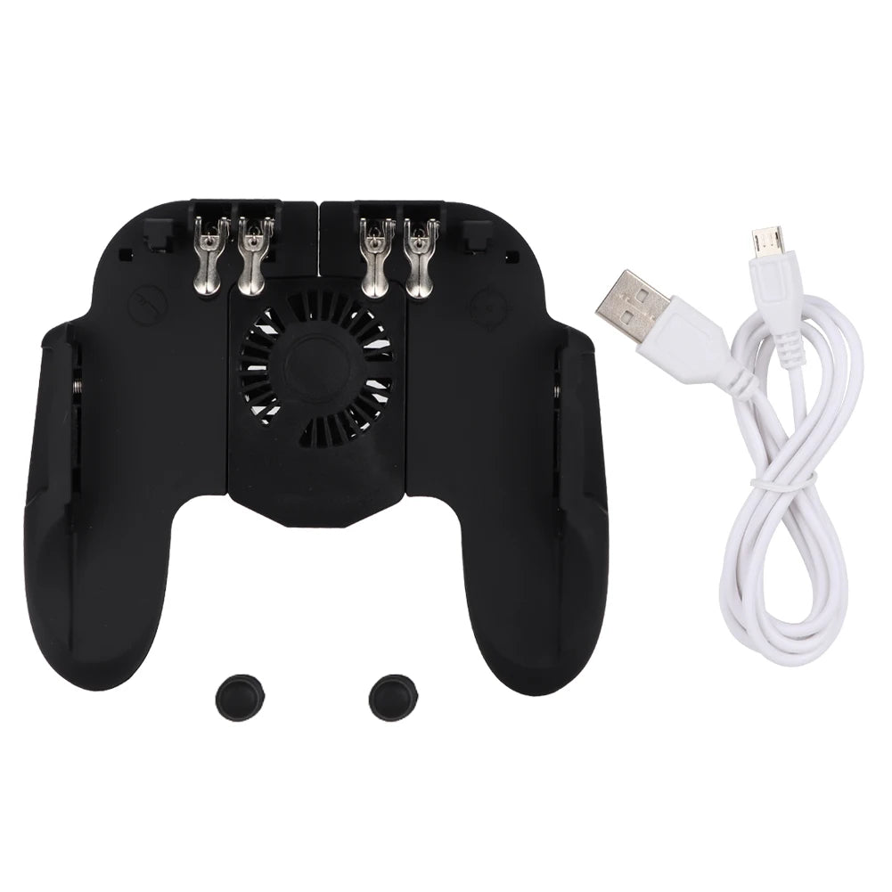 Mobile Gaming Handle Gamepad for phones 4.7-7.0inch Game Controller Heat Dissipation Gamepad Power Handle with Cooling Fan