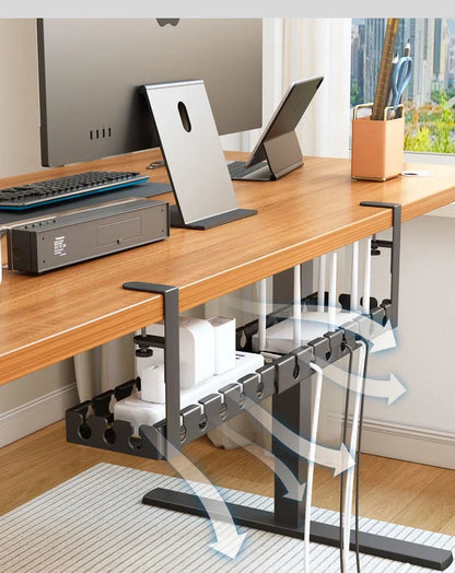 Desk Cable Management Tray – Wire Organizer for PC & Charging Cords