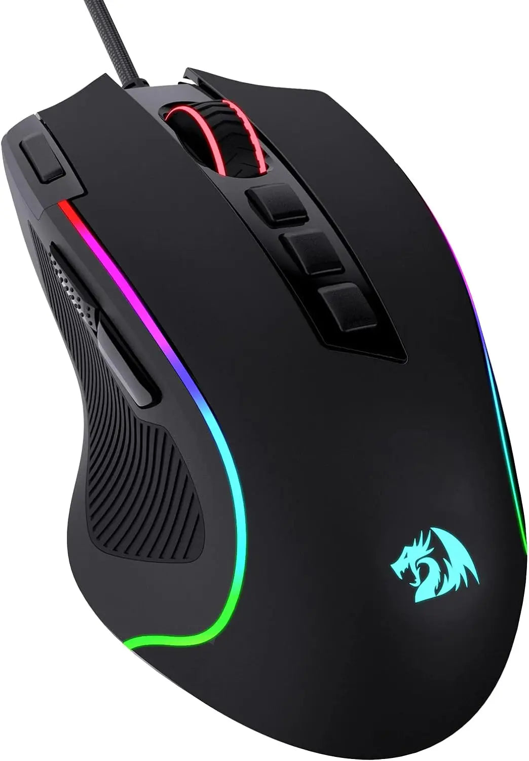 Redragon M612 Predator RGB Gaming Mouse – 8000 DPI, Wired, White
