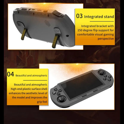 Handheld Retro Game Console – Supports MAME, PS1, FC, SFC, MD, GB, GBA, Atari & More