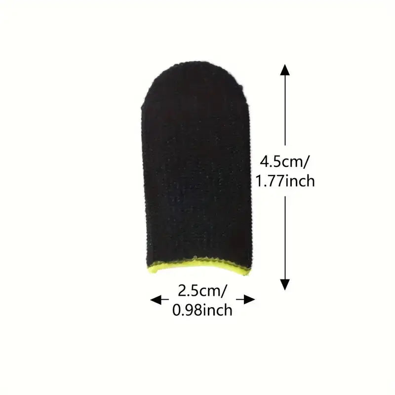 Mobile Game Fingertip Gloves For PUBG Gamer Sweatproof Anti-slip Touch Screen Finger Sleeve Breathable Gaming Finger Cover
