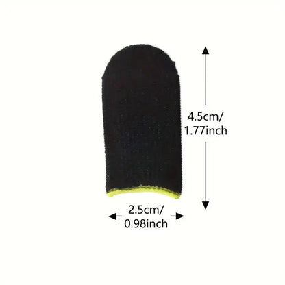 Mobile Game Fingertip Gloves For PUBG Gamer Sweatproof Anti-slip Touch Screen Finger Sleeve Breathable Gaming Finger Cover