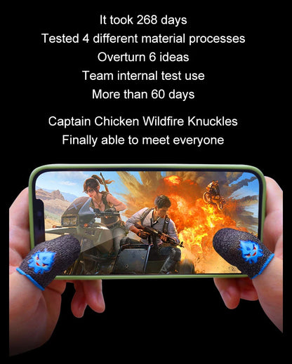 New Mobile Game Touch Screen Finger Sleeve Breathable Gaming Fingertips for PUBG Mobile Game Thumb Gloves 1/2/5/10/20/50 Pairs