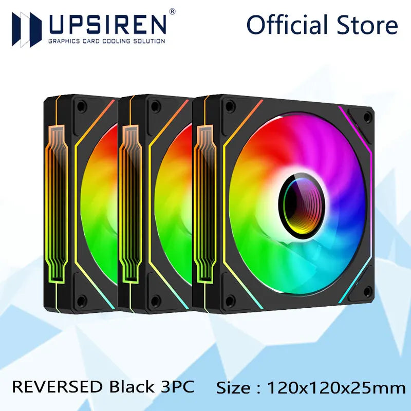 UPSIREN UF-1 PRISM 4 PRO 120mm ARGB PWM Cooling Fan