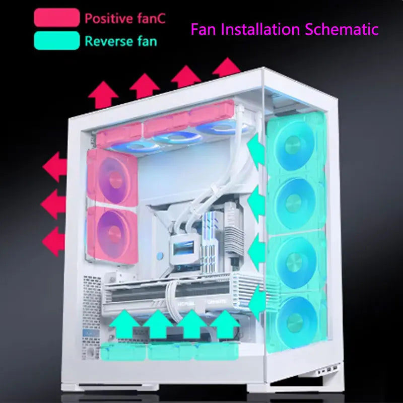 UPSIREN UF-1 PRISM 4 PRO 120mm ARGB PWM Cooling Fan