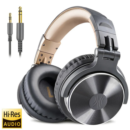 OneOdio Wired Professional Studio Headphones – DJ Over-Ear with Mic, Hi-Res