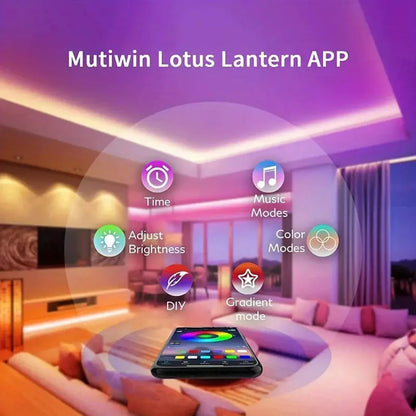 RGB USB LED Strip – App & 44-Key Remote, Perfect for Room & Gaming Decor