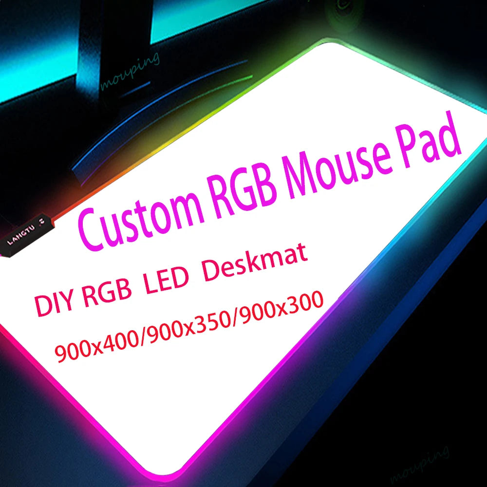 RGB DIY XXL Gaming Mouse Pad – Large Backlit Deskmat for PC