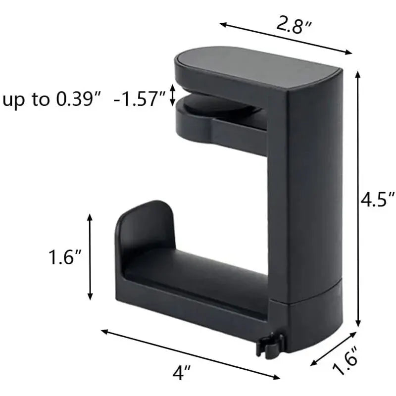 360° Rotating Headphone Stand – Desktop Headset Holder & Organizer