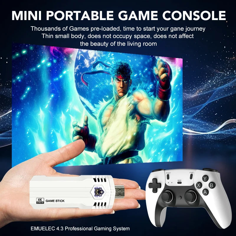 X2L Gaming Console – S905L Quad-Core, 64/128GB, 30,000+ Games (PSP, PS1, Dreamcast, N64)