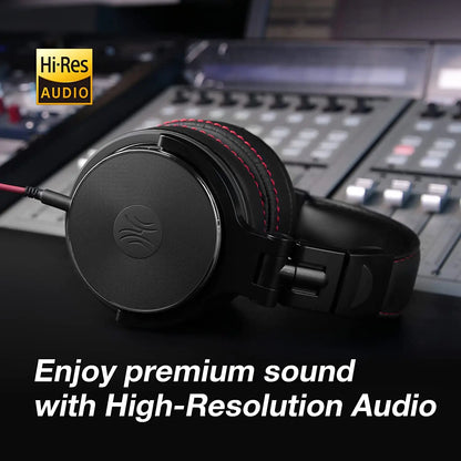 OneOdio Wired Professional Studio Headphones – DJ Over-Ear with Mic, Hi-Res