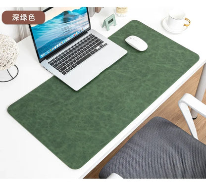 Waterproof PU Desk Pad – Large Non-Slip Mouse & Keyboard Mat, Easy to Clean