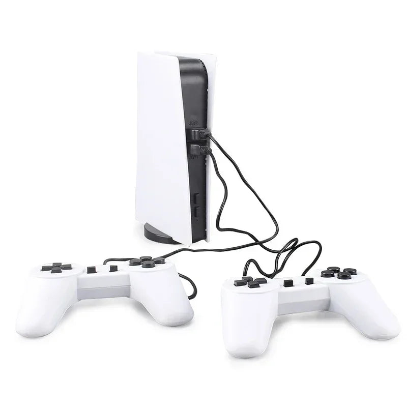 GS5 Retro Game Console – 200 Classic 8-Bit Games, USB Wired Dual Controllers