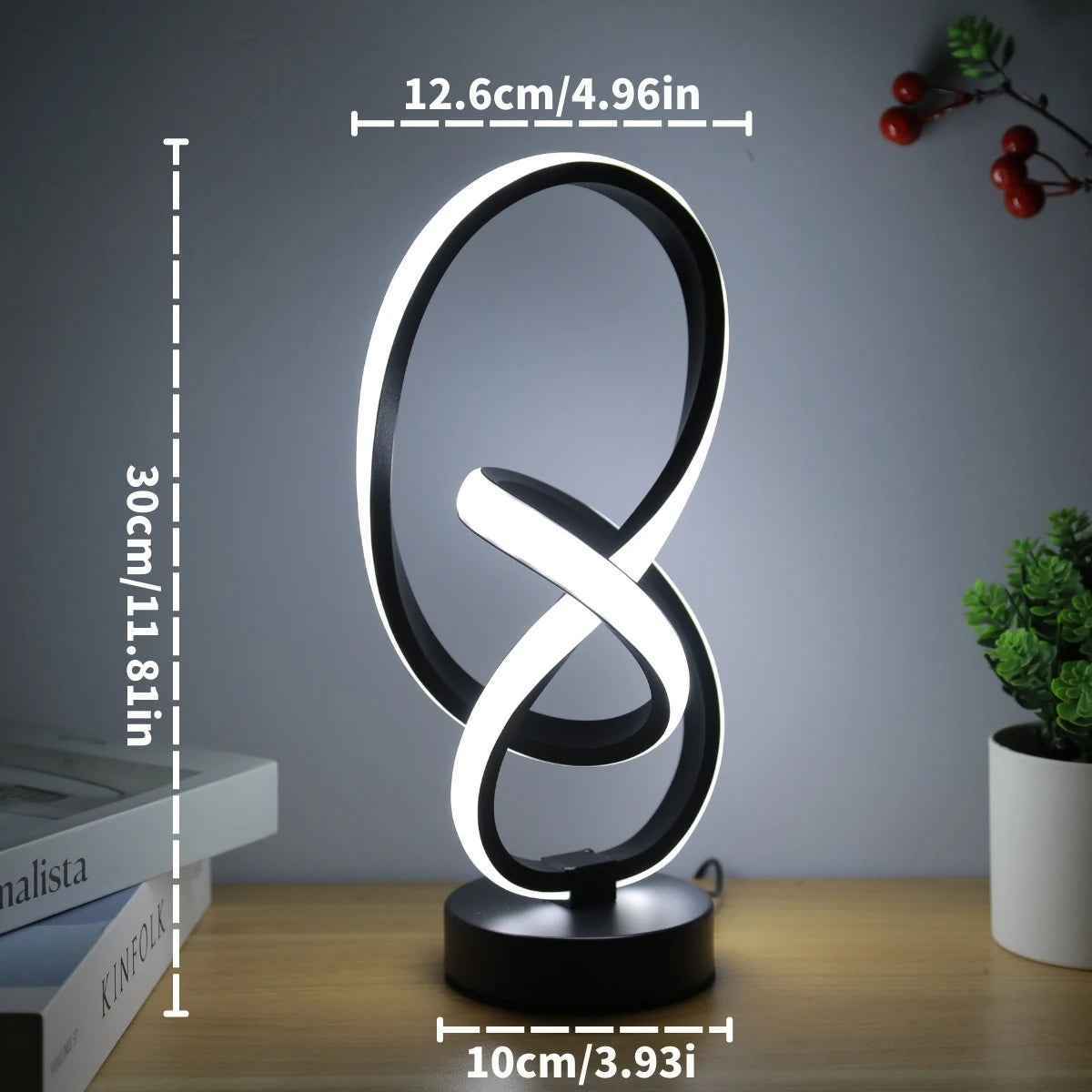 Simple LED Desk Lamp – USB Powered, 3-Color Adjustable Brightness for Home & Office