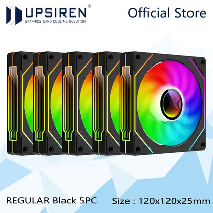 UPSIREN UF-1 PRISM 4 PRO 120mm ARGB PWM Cooling Fan
