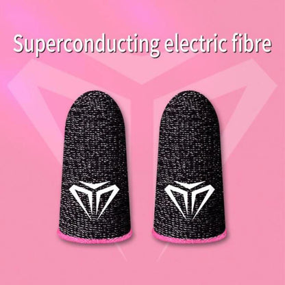 New Mobile Game Touch Screen Finger Sleeve Breathable Gaming Fingertips for PUBG Mobile Game Thumb Gloves 1/2/5/10/20/50 Pairs