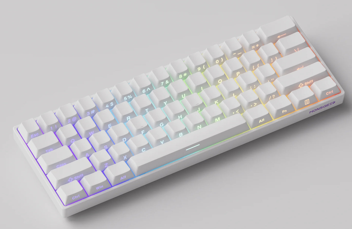 Akko MonsGeek FUN60 60% Mechanical Gaming Keyboard – Magnetic Switch, 8K ARGB