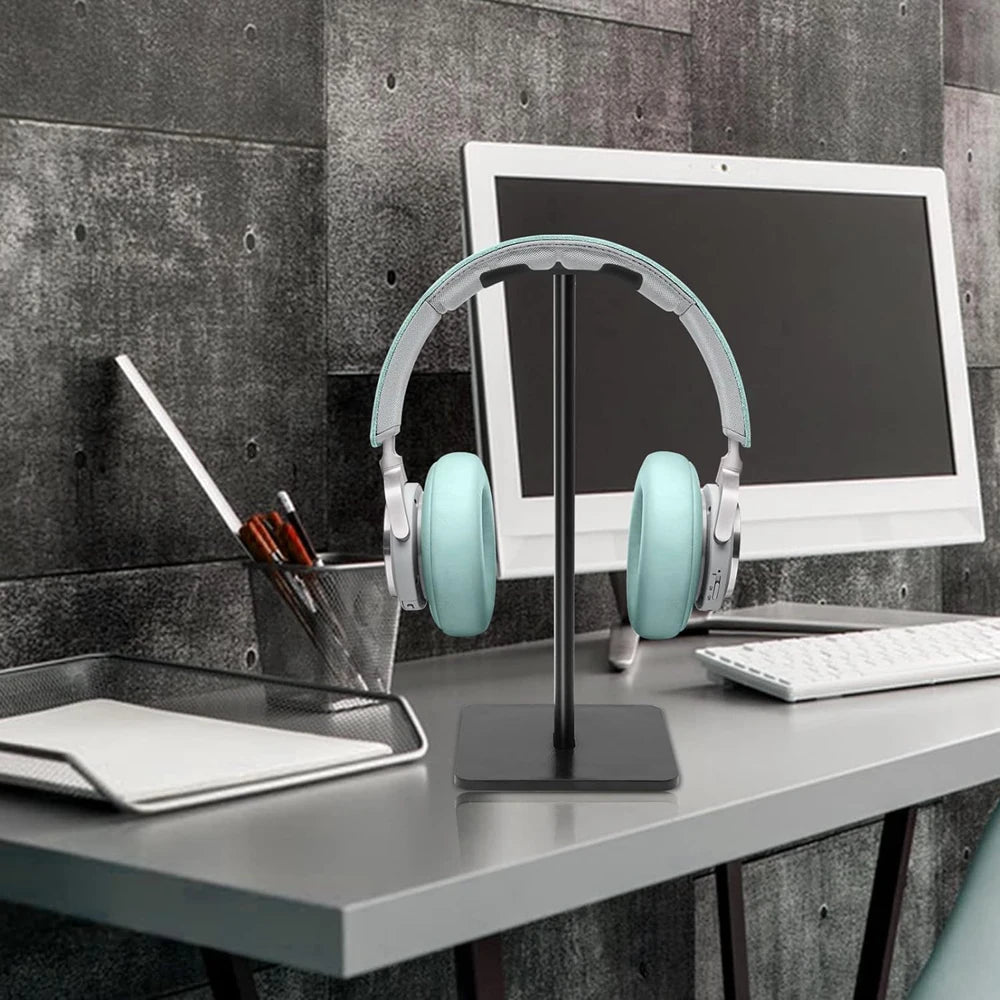 Universal Aluminum Headphone Stand – Flexible Metal Headset Holder