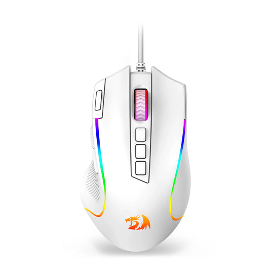 Redragon M612 Predator RGB Gaming Mouse – 8000 DPI, Wired, White