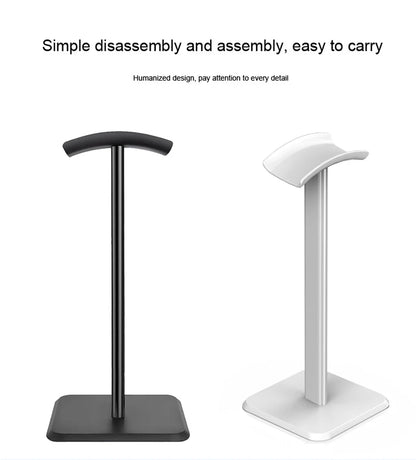 Universal Aluminum Headphone Stand – Flexible Metal Headset Holder