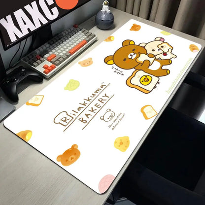 Large Mouse Pad Xxl Rilakkuma-es Mousepad Gamer Office Accessories Pc Cabinet Games Desk Mat Computer Desks Keyboard Gaming Mats