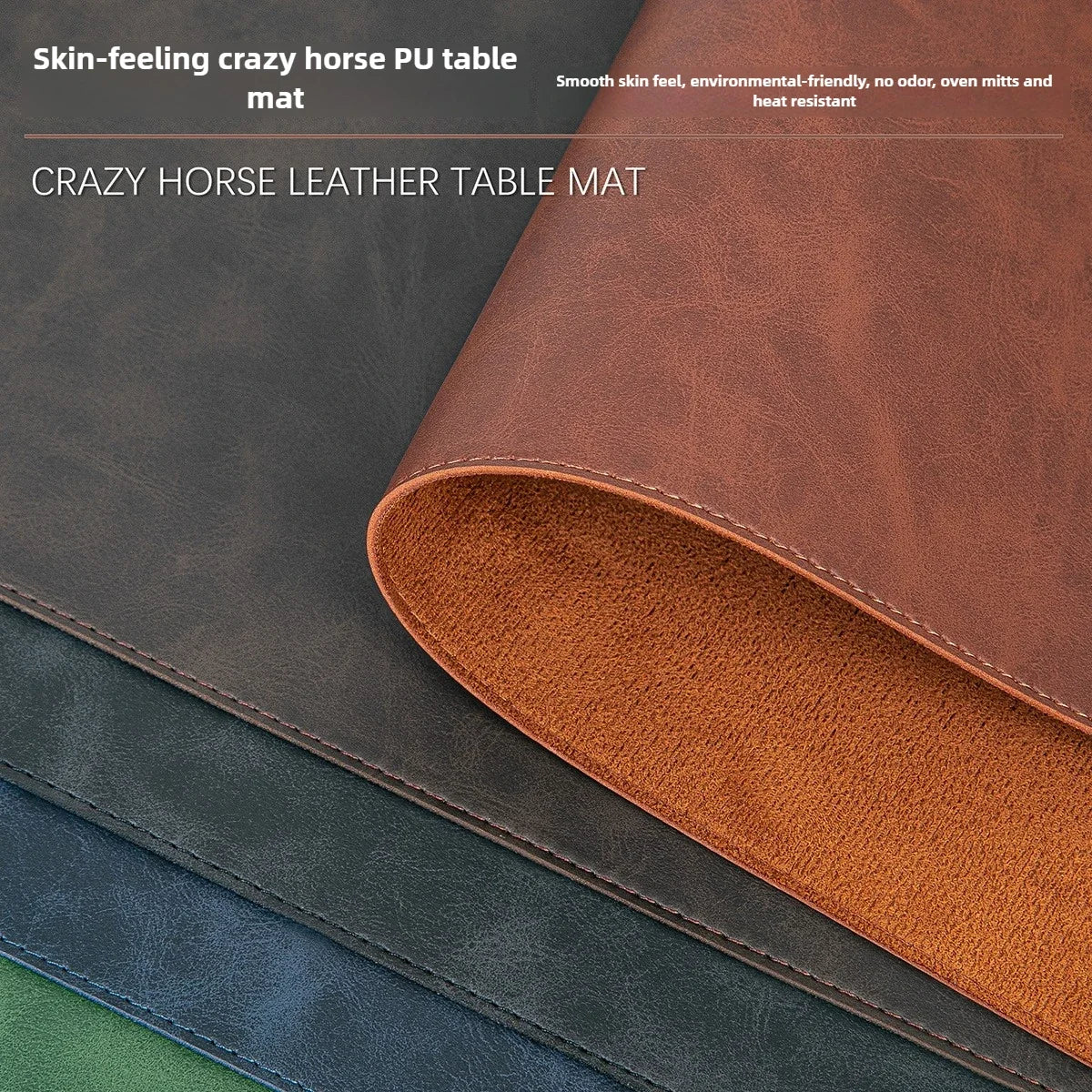Waterproof PU Desk Pad – Large Non-Slip Mouse & Keyboard Mat, Easy to Clean