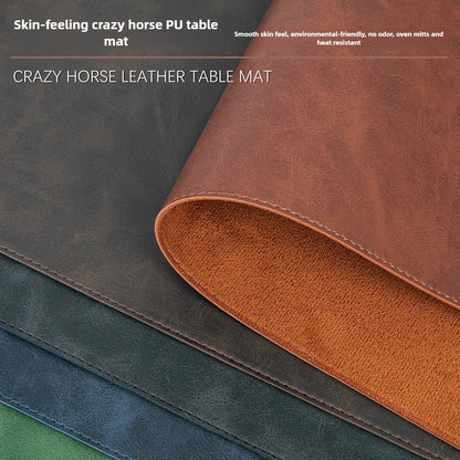 Waterproof PU Desk Pad – Large Non-Slip Mouse & Keyboard Mat, Easy to Clean