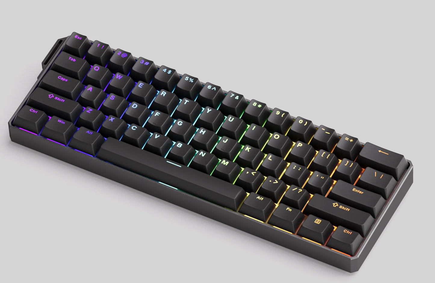 Akko MonsGeek FUN60 60% Mechanical Gaming Keyboard – Magnetic Switch, 8K ARGB