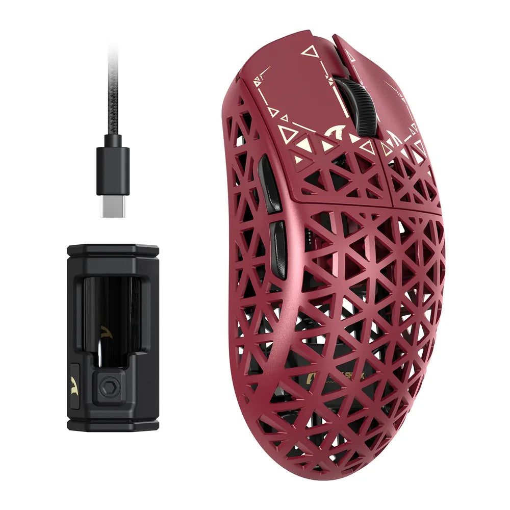 ATTACK SHARK R5 Ultra Carbon Fiber Wireless Gaming Mouse – 8K, 39g, PAW3950MAX Sensor