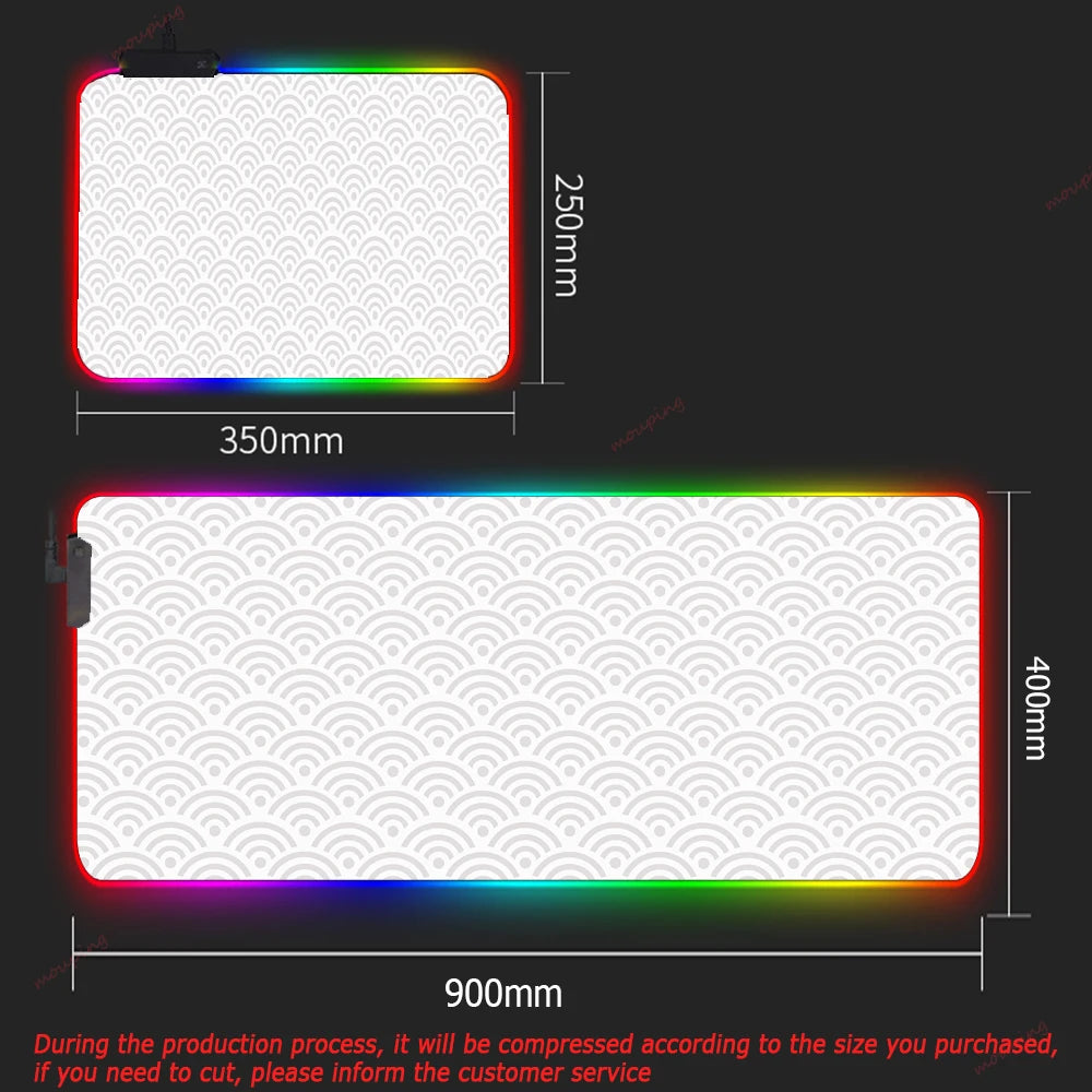 RGB DIY XXL Gaming Mouse Pad – Large Backlit Deskmat for PC