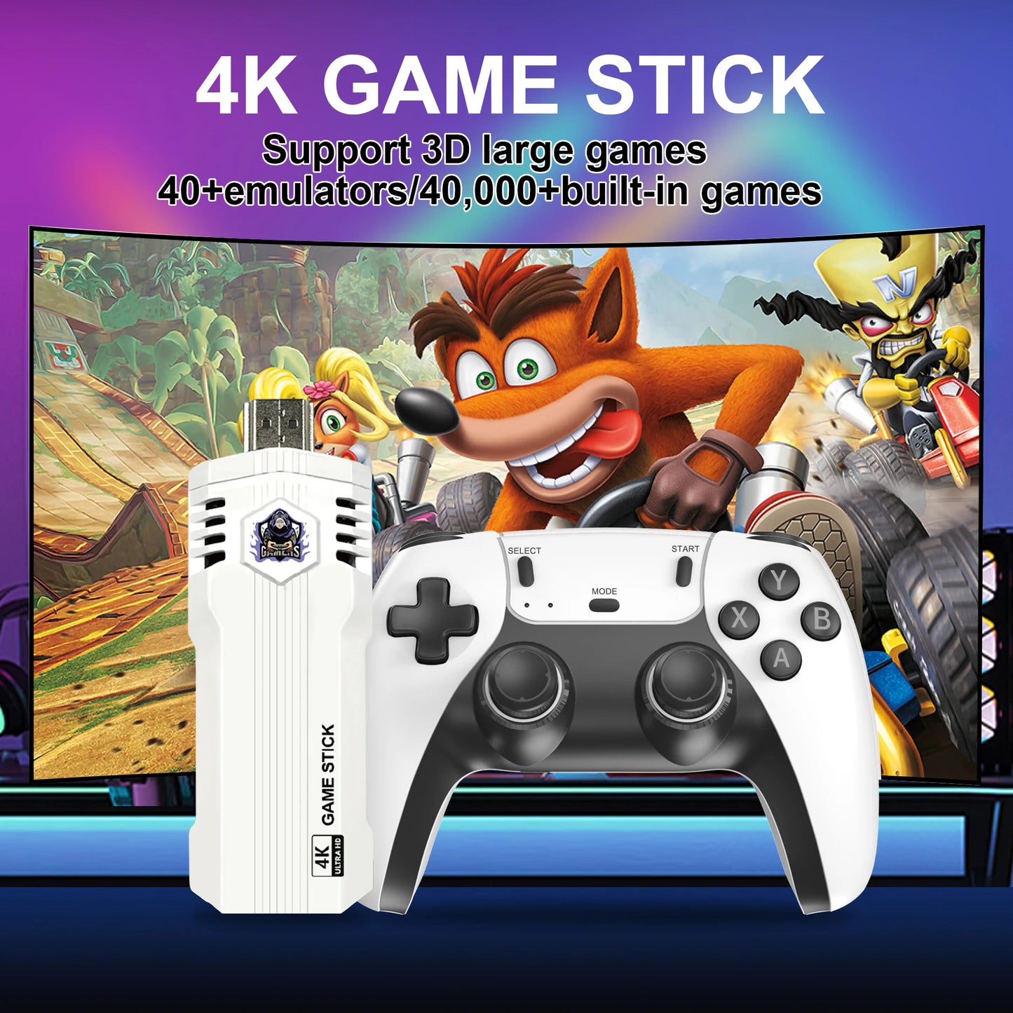 X2L Gaming Console – S905L Quad-Core, 64/128GB, 30,000+ Games (PSP, PS1, Dreamcast, N64)