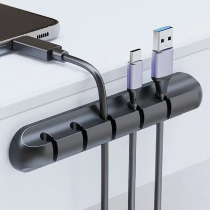 Adhesive Cable Holder Clips – Desktop & Nightstand Cord Organizer