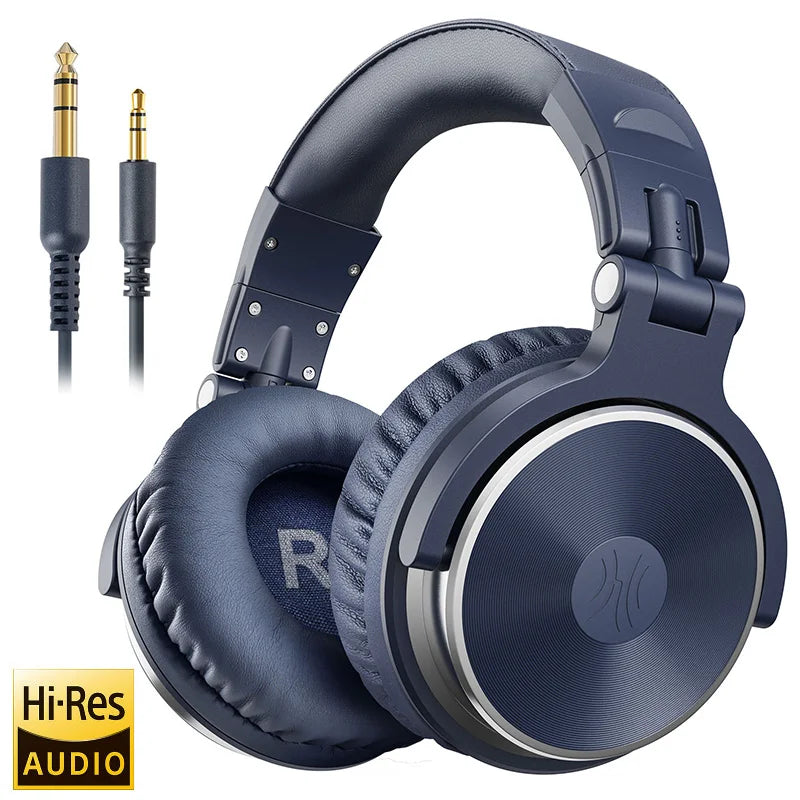 OneOdio Wired Professional Studio Headphones – DJ Over-Ear with Mic, Hi-Res