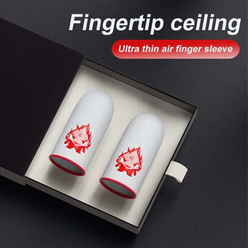 New Mobile Game Touch Screen Finger Sleeve Breathable Gaming Fingertips for PUBG Mobile Game Thumb Gloves 1/2/5/10/20/50 Pairs