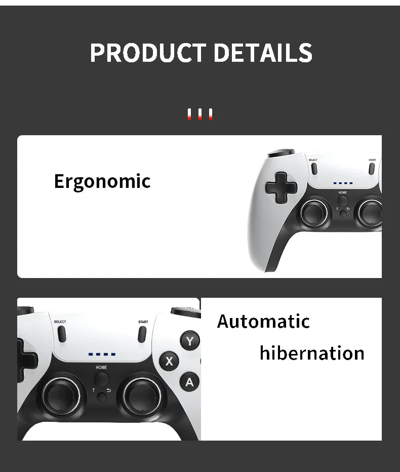 Wireless Gaming Controller – Compatible with PS1/PS2/PS3, PC & Android